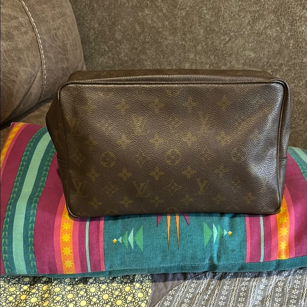 Louis Vuitton Brown Monogram Toiletry Bag